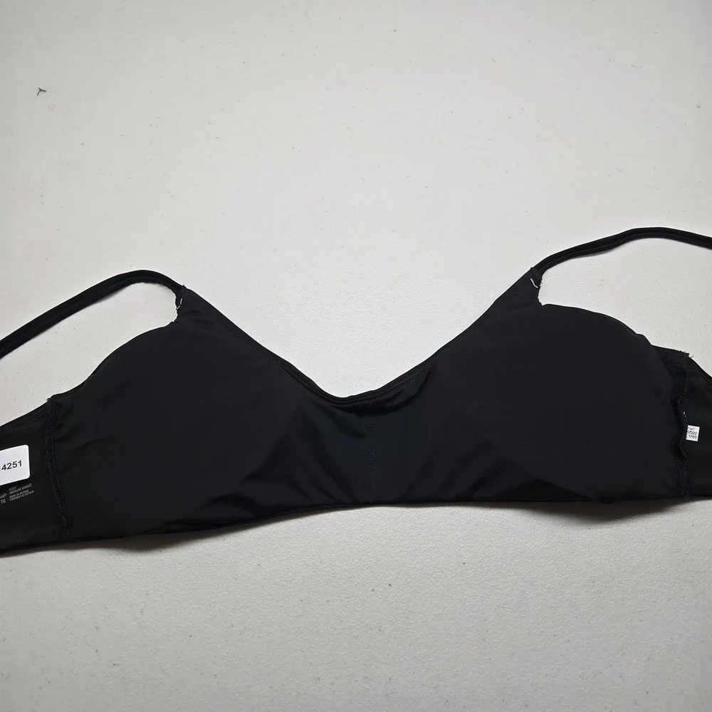 Aerie Women Bra XL‎ Black Scoop Adjustable Strap Bralette Wireless